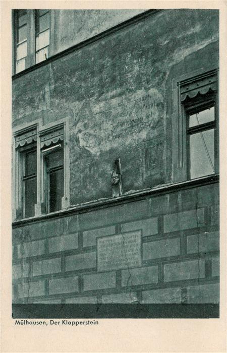 Muelhausen Elsass Der Klapperstein