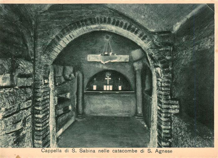 Roma  Rom IT Capella di S Sabina nelle catacombe di S Agnese