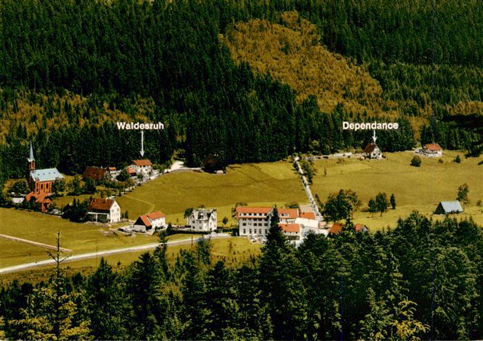 Herrenwies Forbach Restaurant Cafe Waldesruh Dependance Fliegeraufnahme