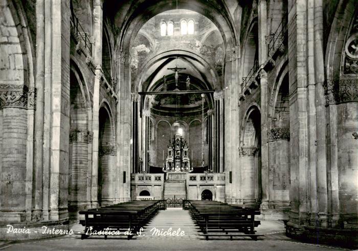 Pavia Lombardia IT Interno Basilica di San Michele
