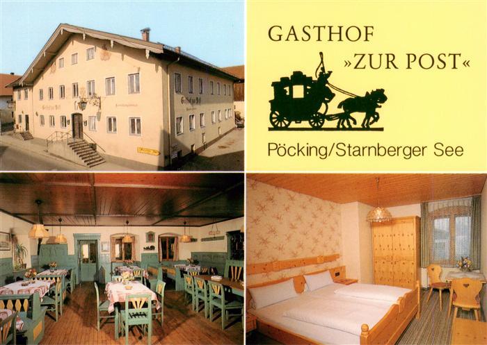 Poecking Starnberg Gasthof Zur Post Gastraum Gaestezimmer