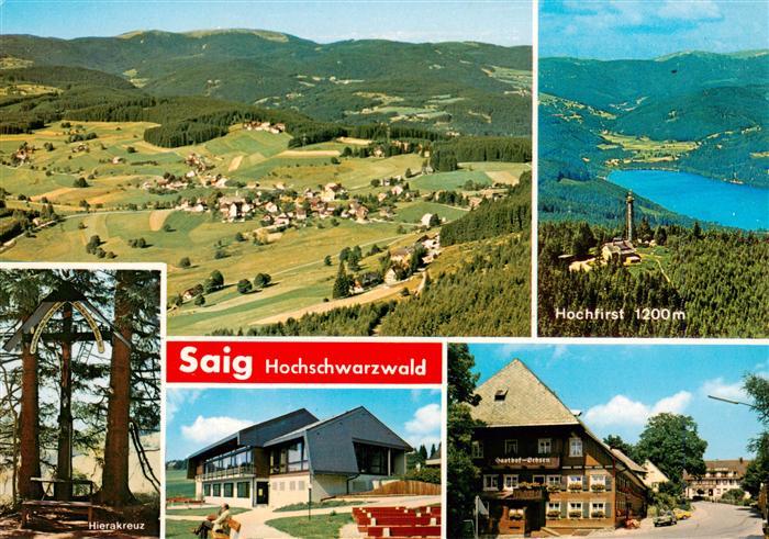 Saig Schwarzwald Panorama Hierakreuz Hochfirst Gasthof Ochsen