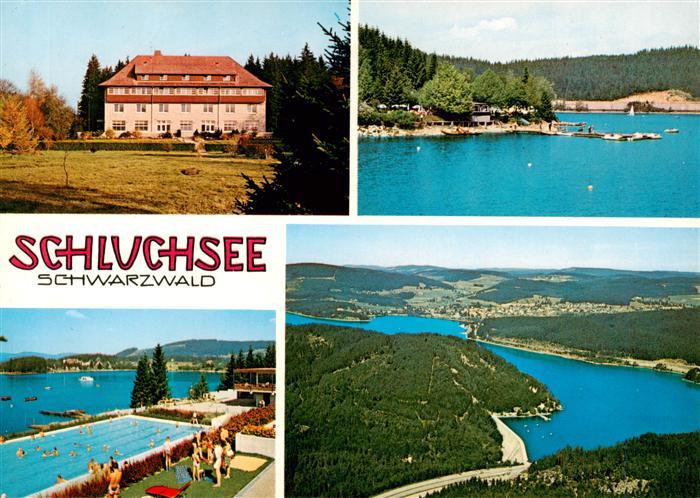Schluchsee Schloss Schwimmbad Fliegeraufnahmen