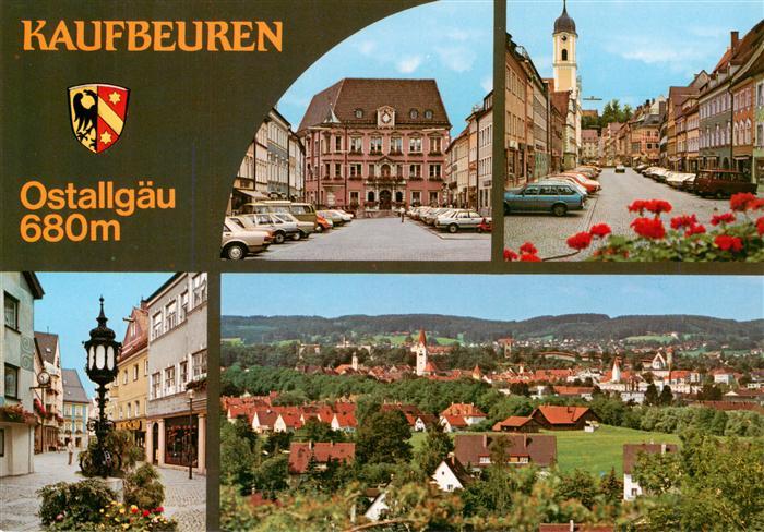 Kaufbeuren Strassenpartien Rathaus Panorama