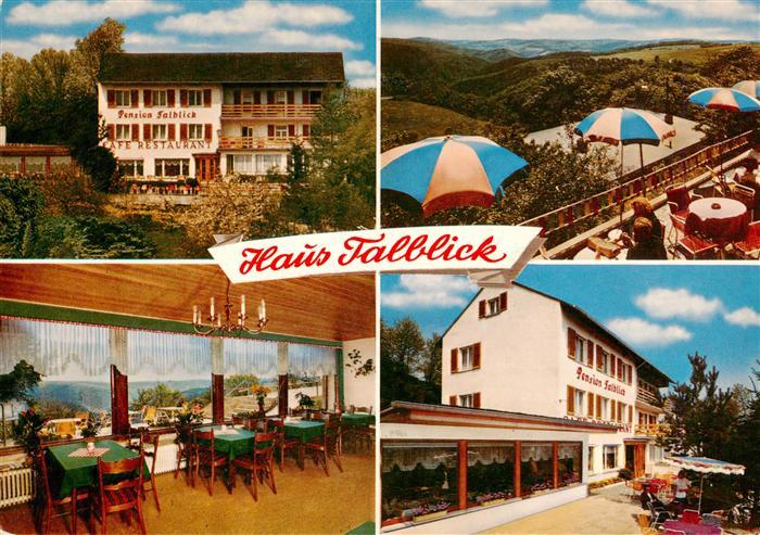 Espenschied Lorch Cafe Pension Haus Talblick Gastraeume Terrasse