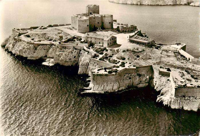 Marseille 13 Vue aerienne du Chateau d_If