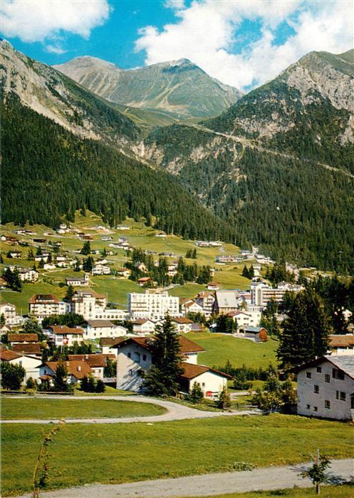 Lenzerheide GR mit Piz Miez und Pizza Naira