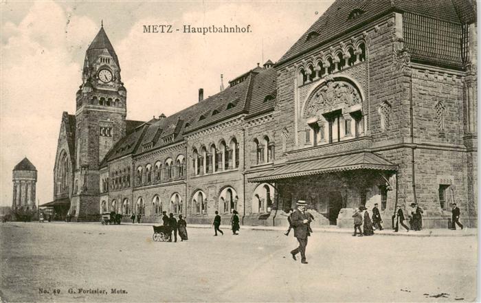 Metz 57 Moselle Hauptbahnhof Feldpost