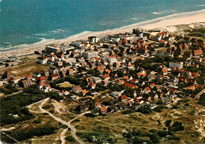Wangerooge Wangeroog Nordseebad Fliegeraufnahme