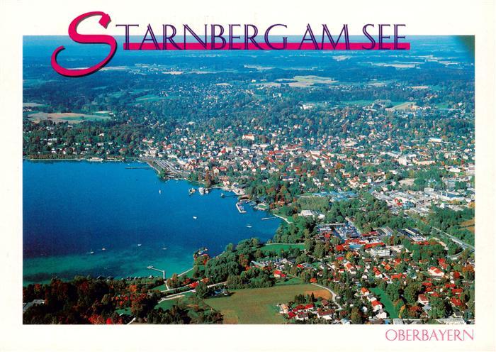 Starnberg Starnbergersee Fliegeraufnahme