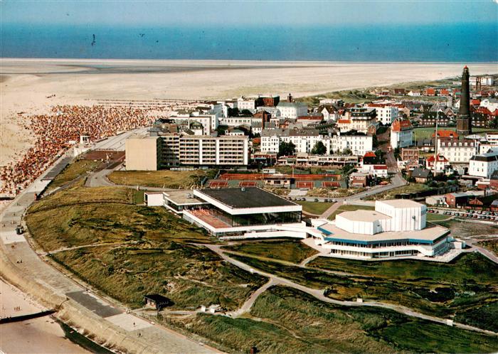 Borkum Nordseeheilbad Fliegeraufnahme