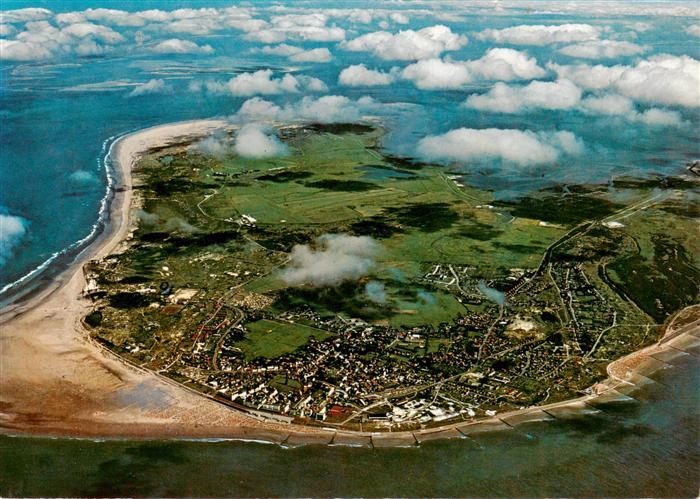 Borkum Nordseeheilbad Fliegeraufnahme