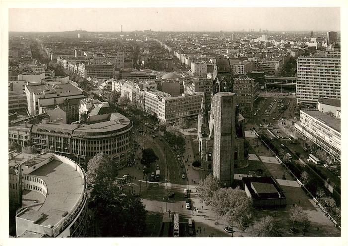 BERLIN  CITY Panorama Blick vom Europa-Center
