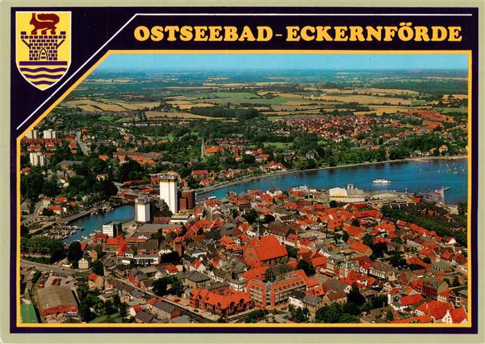 Eckernfoerde Ostseebad Fliegeraufnahme