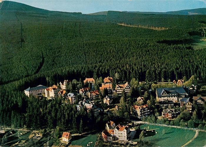 Braunlage Harz Huetteberg mit Weidmannsheil Weidmannsdank und Weidmannsruh Flieg
