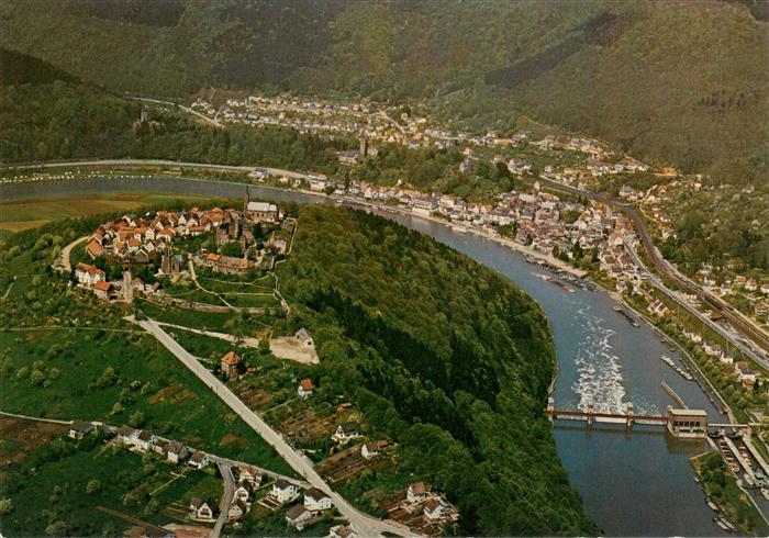 Dilsberg Neckar Neckargemuend Fliegeraufnahme