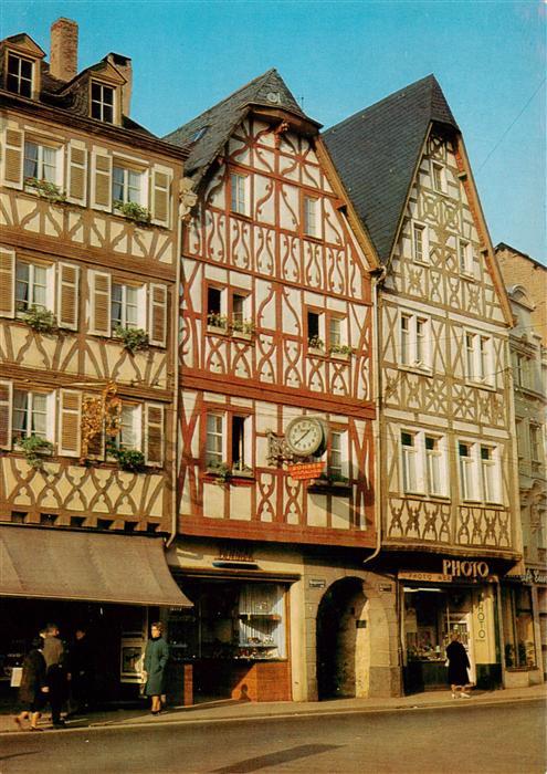 TRIER  CITY Fachwerkhaeuser am Hauptmarkt