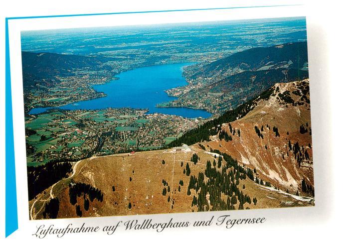Tegernsee Bayern Fliegeraufnahme mit Wallberghaus