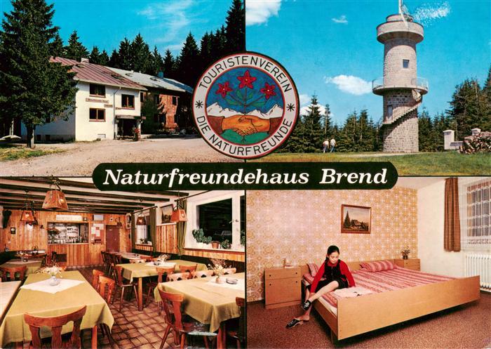 Furtwangen Naturfreundehaus Brend Gastraum Zimmer Aussichtsturm