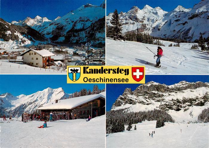 Kandersteg BE Oeschinensee Bergstation Sessellift Restaurant Bergstuebli Skilift