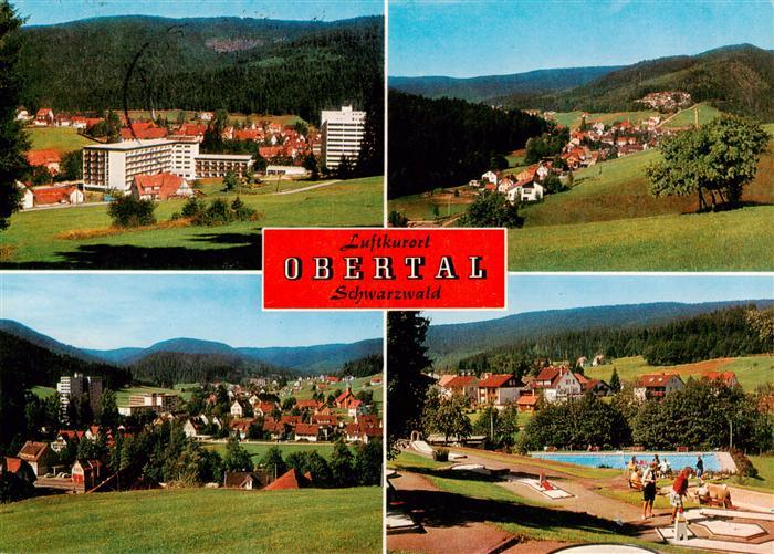Obertal Baiersbronn Panorama Ortsansichten Minigolfanlage