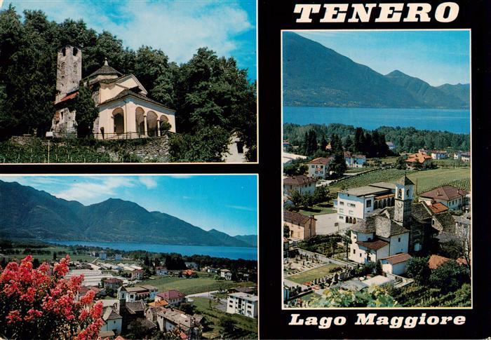 Tenero Lago Maggiore TI Kirche Panorama Fliegeraufnahme