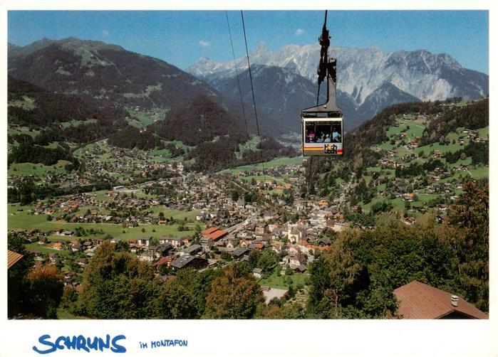 Schruns Tschagguns mit Hochjochbahn Golmerjoch und Zimba
