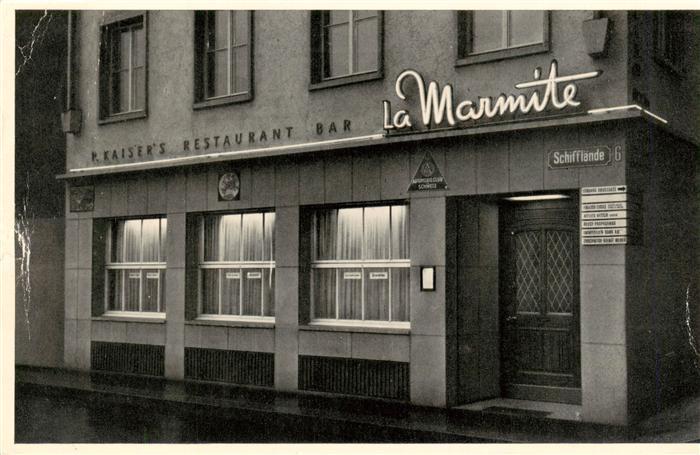 Zuerich  ZH Restaurant Bar La Marmite
