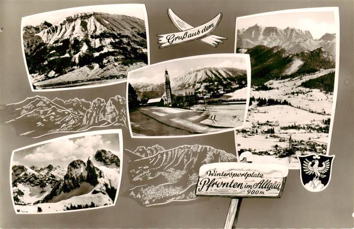 Pfronten Ostallgaeu Bayern Allgaeuer Alpen Panorama