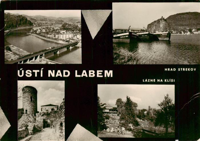 uesti nad Labem Panorama Hrad Strekov Lazne na Klisi