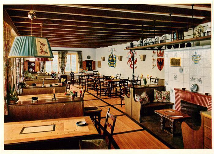 Neckarmuehlbach Burg Guttenberg Gastraum