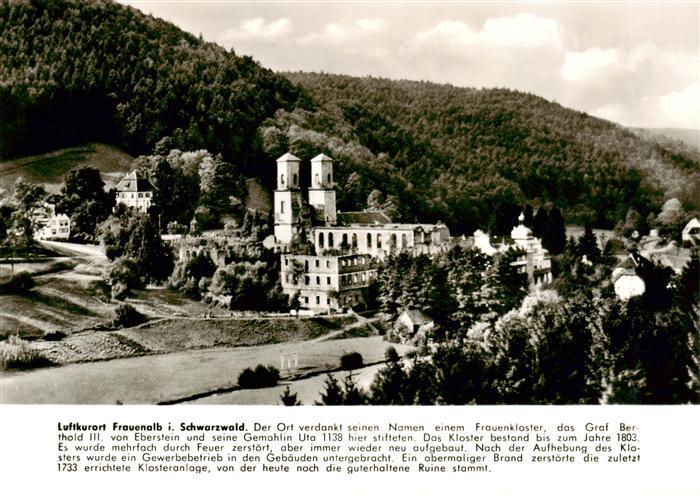 Frauenalb Panorama mit Frauenkloster