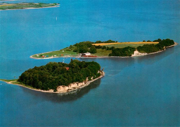 Flensburg  Schleswig-Holstein Ochseninseln in der Flensburger Foerde Fliegeraufn