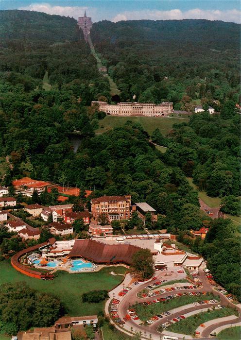 Wilhelmshoehe Kassel Kurhessen Therme Bergpark Schloss und Herkules Quelle Flieg