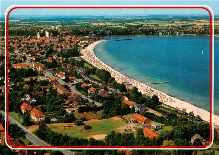 Eckernfoerde Ostseebad Fliegeraufnahme