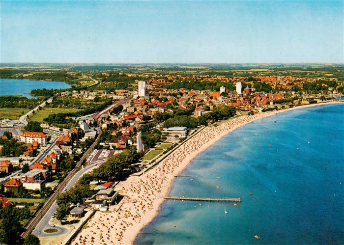 Eckernfoerde Ostseebad Fliegeraufnahme