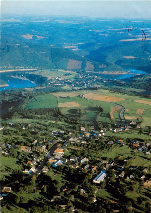 Steckenborn Simmerath Fliegeraufnahme mit Rurtalsperre Schwammenauel