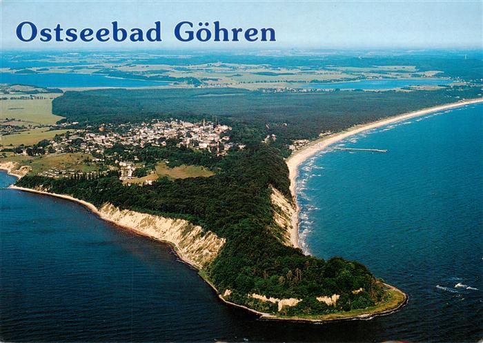 Goehren  Ostseebad Ruegen Fliegeraufnahme