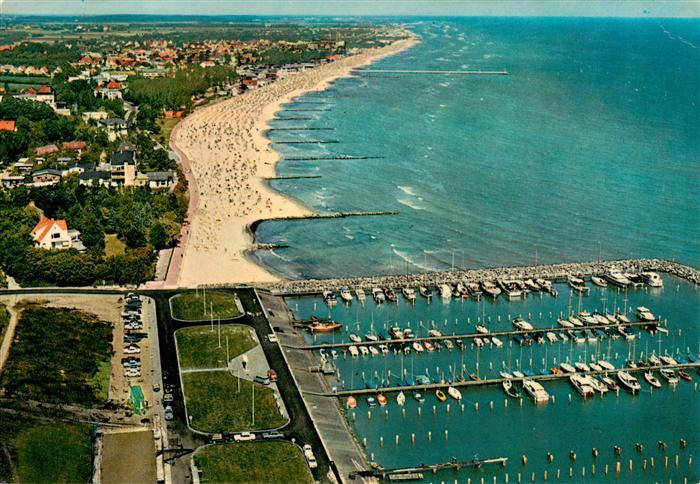 Groemitz Ostseebad Fliegeraufnahme mit Yachthafen