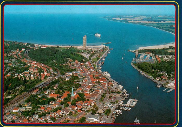 Travemuende Ostseebad Fliegeraufnahme