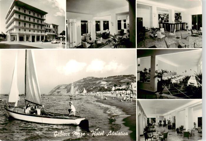Gabicce Mare IT Hotel Adriatica Gastraeume Foyer Strandpartie