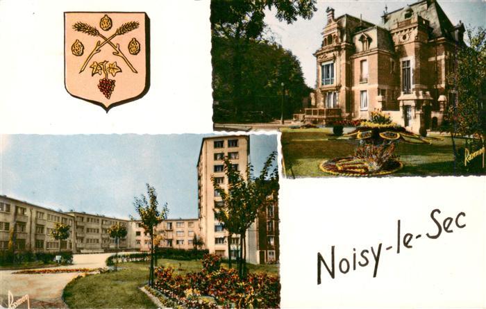 Noisy-le-Sec 93 Seine-Saint-Denis Le square Joffre Les HLM