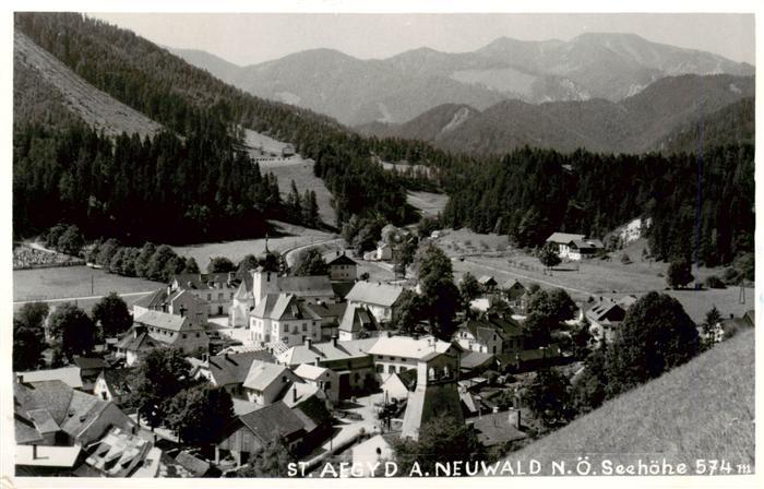 St Aegyd Neuwalde Niederoesterreich AT Panorama
