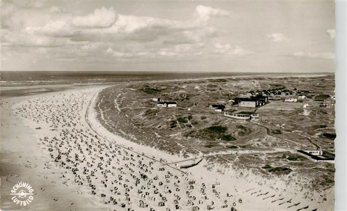 Langeoog Nordseebad Fliegeraufnahme