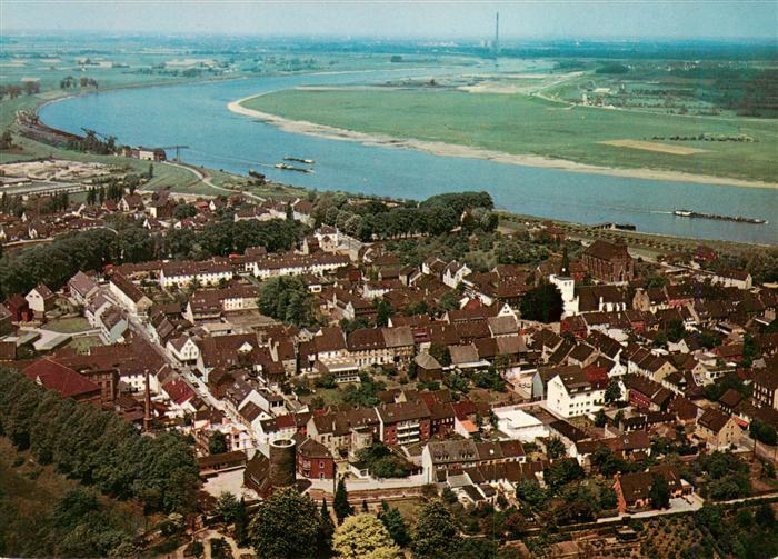 Orsoy Rhein Fliegeraufnahme