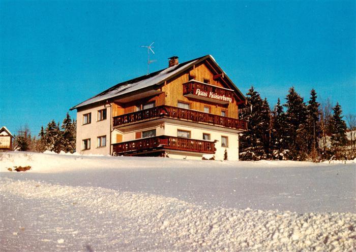 Neubau Fichtelberg Pension Café Kaiserberg im Winter