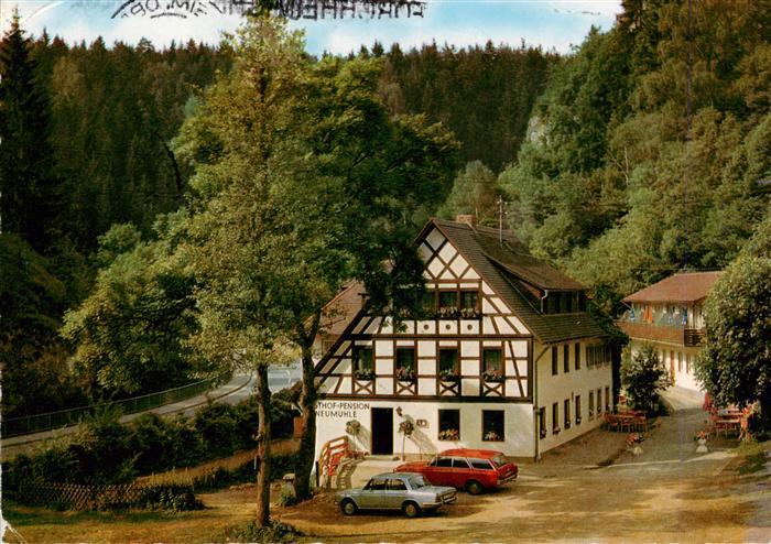 Ahorntal Bayern Gasthof Pension Neumuehle