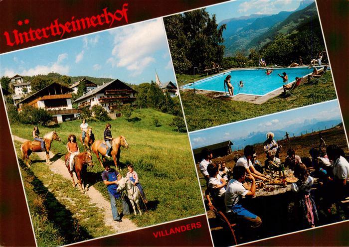 Villanders Villandro Suedtirol IT Pension Untertheimerhof Reiten Schwimmbad Gril