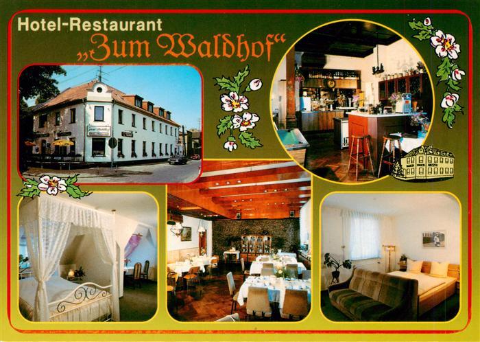 Welzow Hotel Restaurant Zum Waldhof Gaststube Bar Gaestezimmer