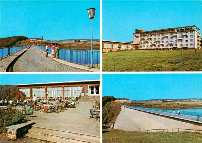 Rauschenbachtalsperre Neuhausen Erzgebirge FDGB Erholungsheim Paul Gruner Teilan